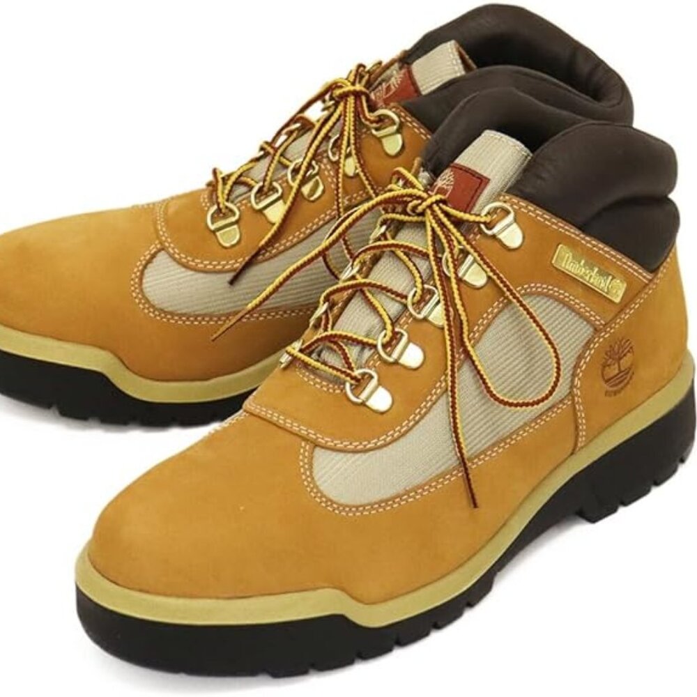 TIMBERLAND MEN'S FIELD BOOT WP L/F MID BOOT WHEAT NUBUCK A18RI-231
